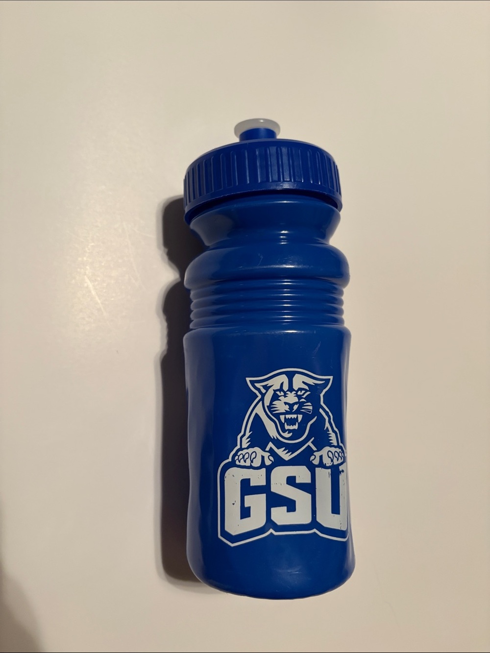 Blue Sports Water Bottle - GSU Panthers Team Logo
